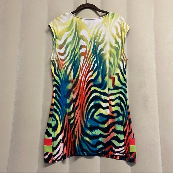 Vintage Frank Lyman Woman’s Tunic Top Size 12 Abstract Quiet Luxury Designer - Picture 6 of 8